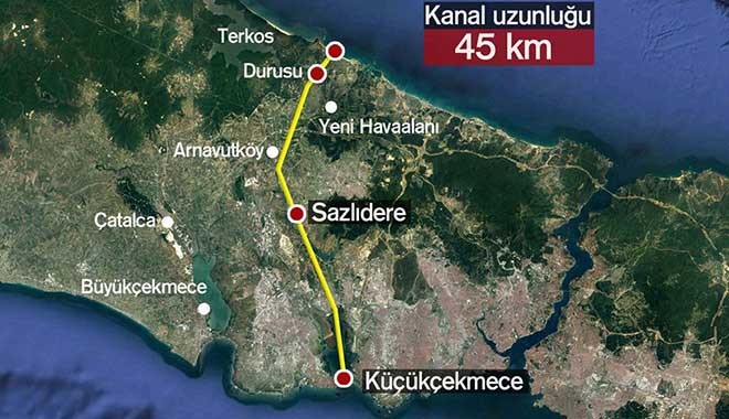 Kanal İstanbul’un maliyeti 75 milyar liraya çıktı